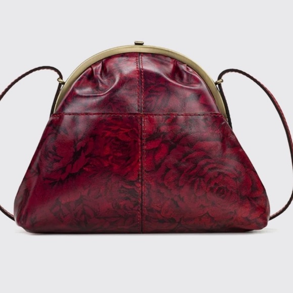 PATRICIA NASH Handbag Silvia Leather Frame Small Red Shoulder Bag AUTHENTIC NEW - Picture 4 of 11